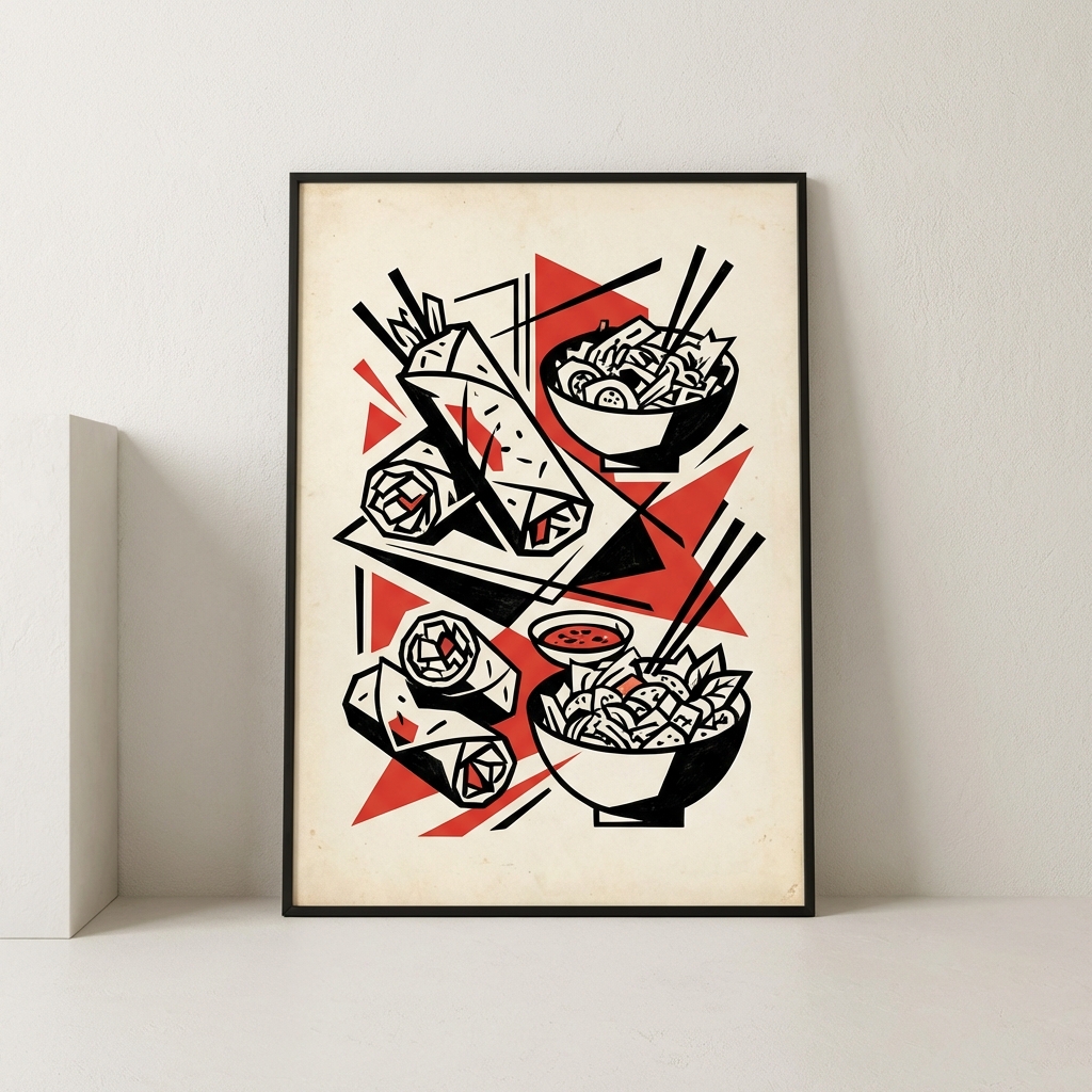 Món cuốn - trộn